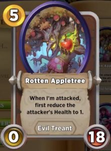 rotten appletree