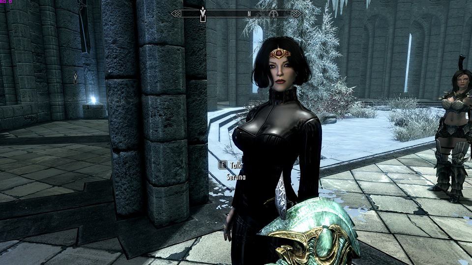 serana and claire skyrim mod