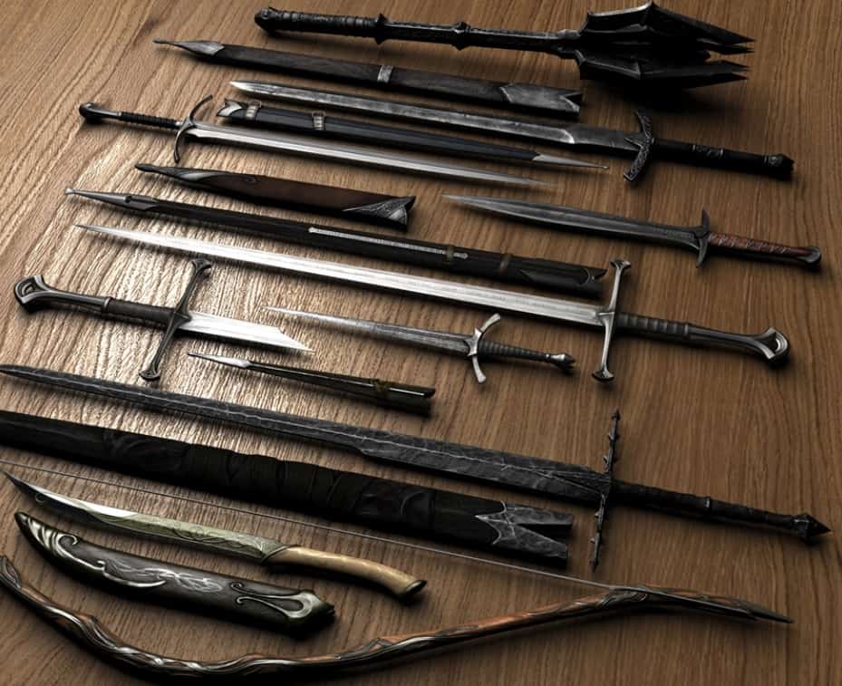 The 30+ Best Skyrim SE Weapon Mods Of 2022 16 Isilmeriel LOTR Weapons Collection SSE