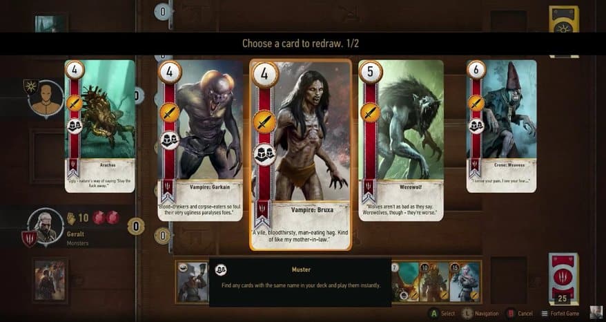 Gwent monster deck