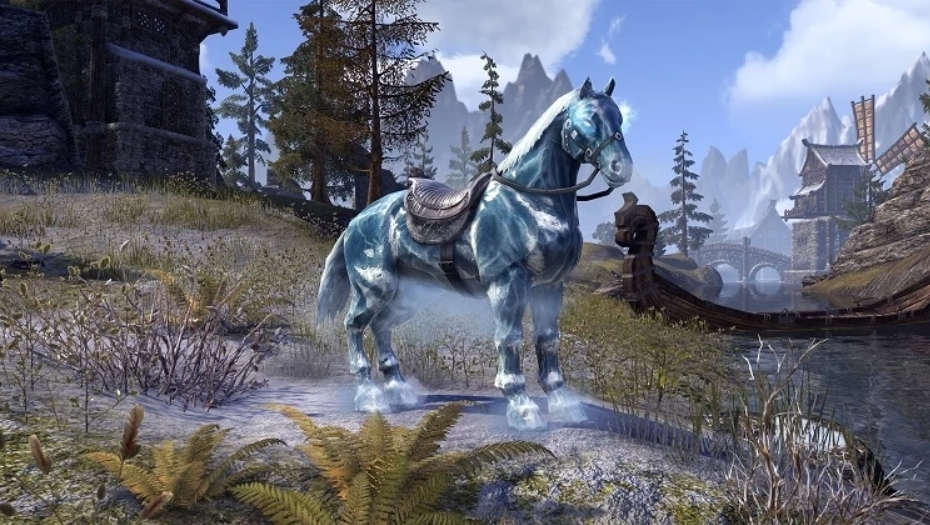 How to Find & Get The Best Horse in Skyrim 3 Frost Horse