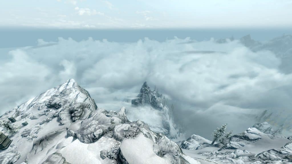 skyrim real clouds