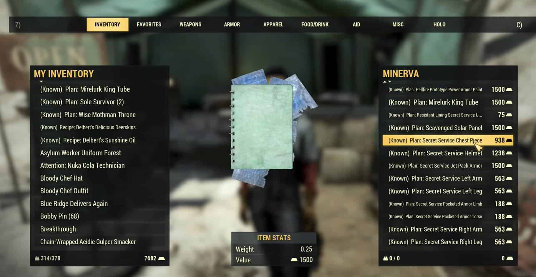 Minerva Fallout 76 Schedule & Location Guide Legendary Mage