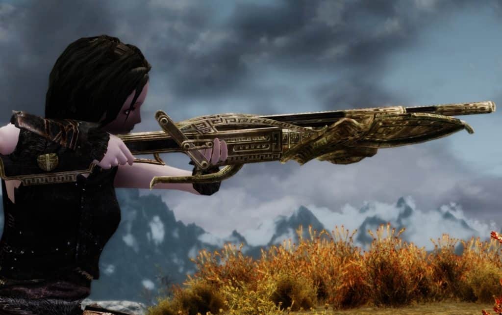 The Best Skyrim Gun Mod You Can Try Out Today 6 Dwarven Rifle Crossbow Tipe
