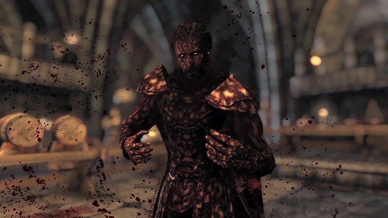 Skyrim Vampirism Guide || How to Become a Vampire in Skyrim 5 Lord Harkon transforming